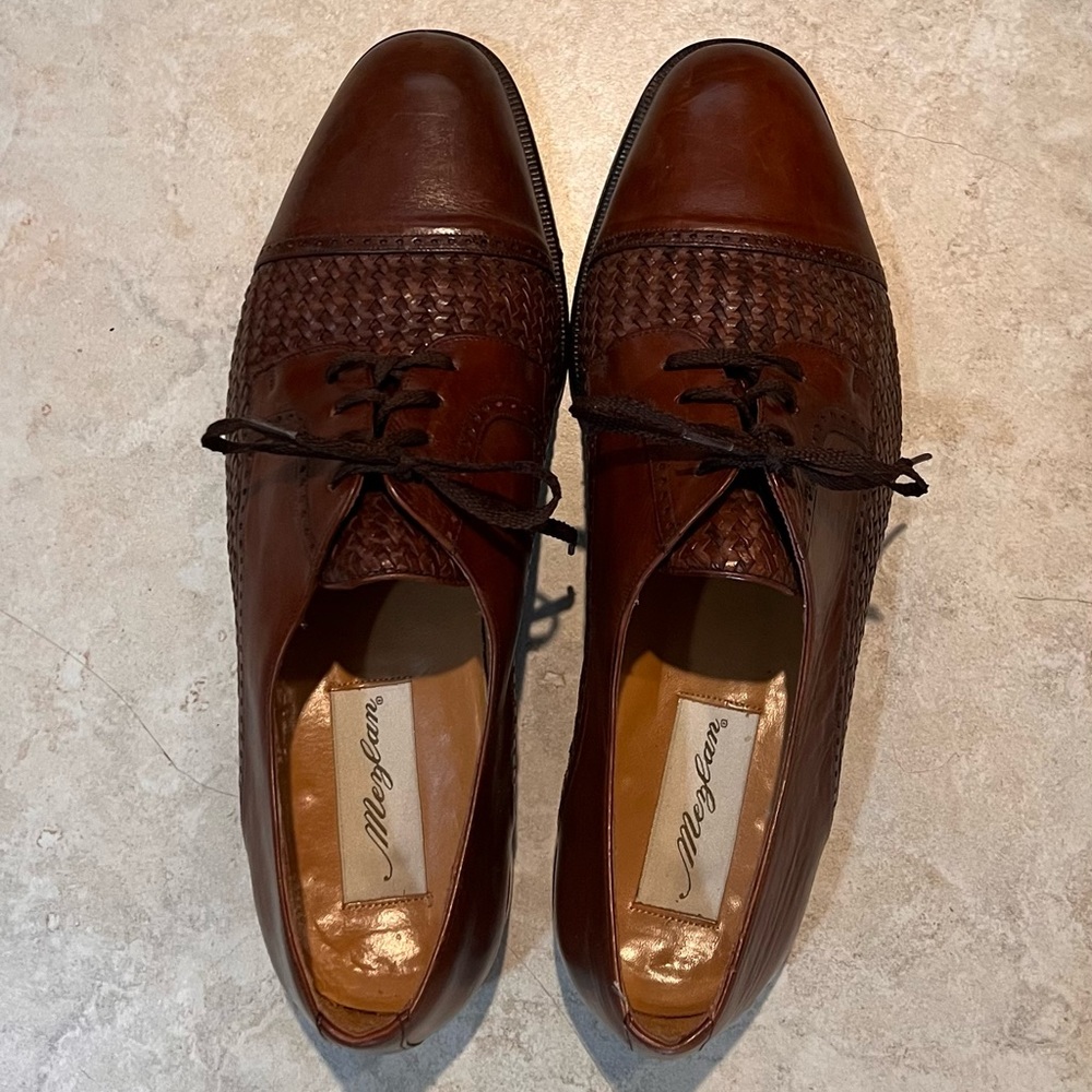 Mezlan men’s shoes.   Size 11. Dark brown.